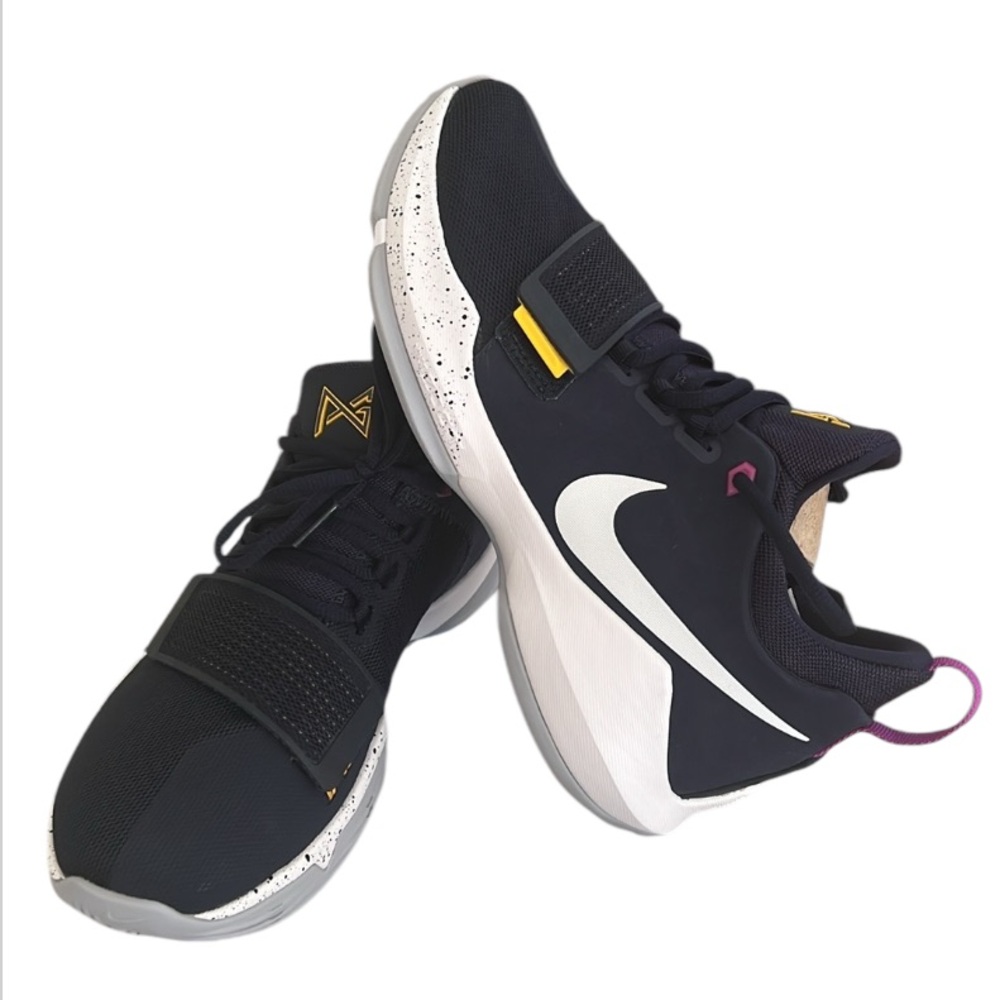 Nike Paul George PG1 “The Bait”Nike Zoom Sneaker Sz.8 NEWinBOX Navy/White/Gray/